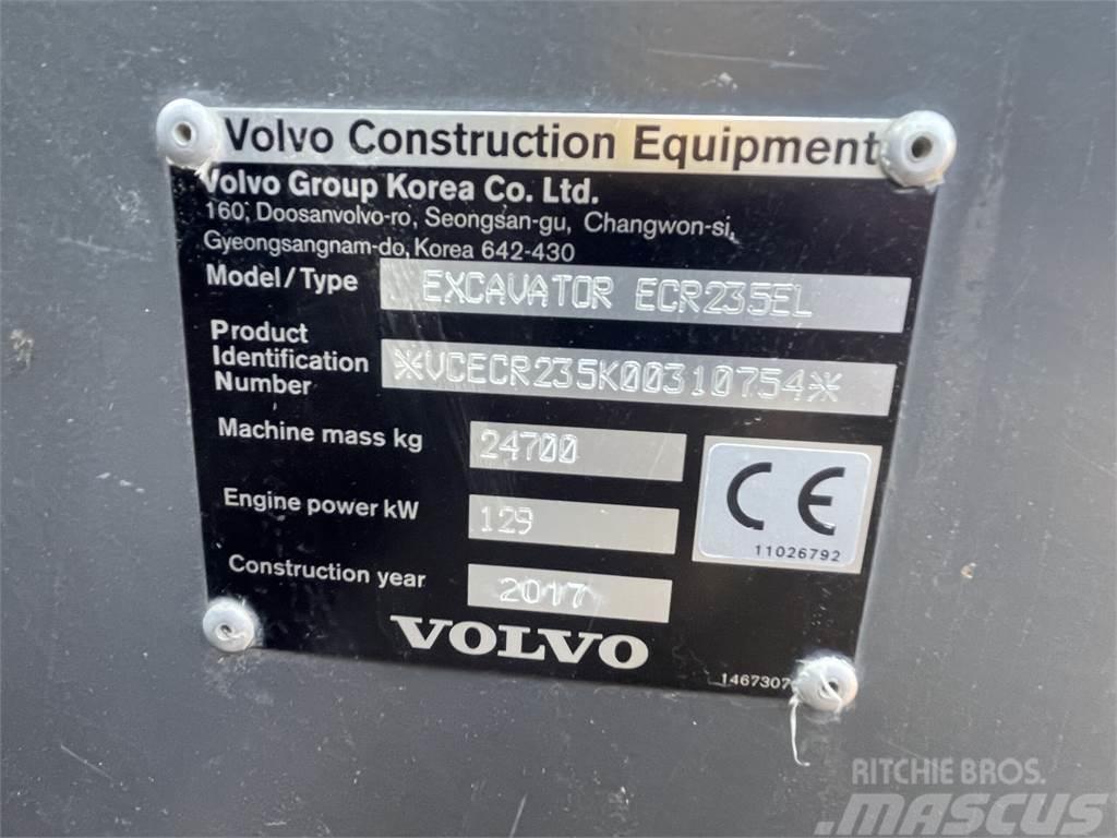 Volvo ECR235EL Bagri goseničarji