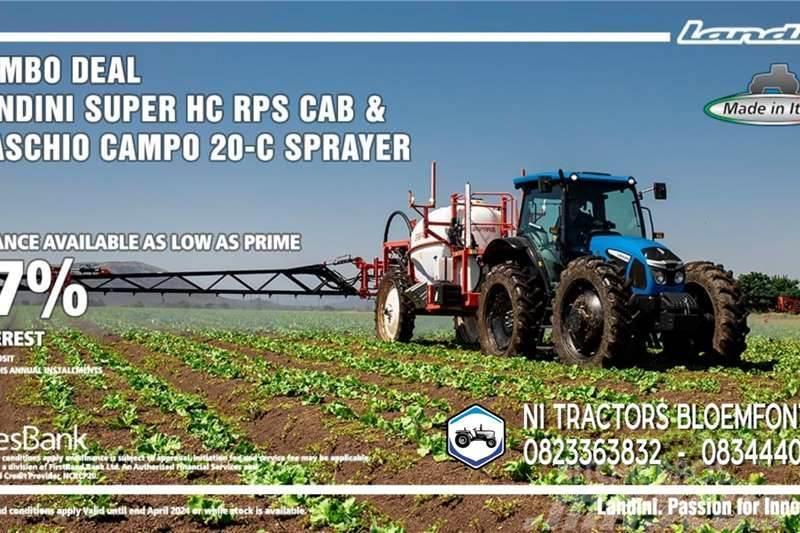 Landini PROMO - Landini Super HC RPS CAB & Maschio Sprayer Traktorji