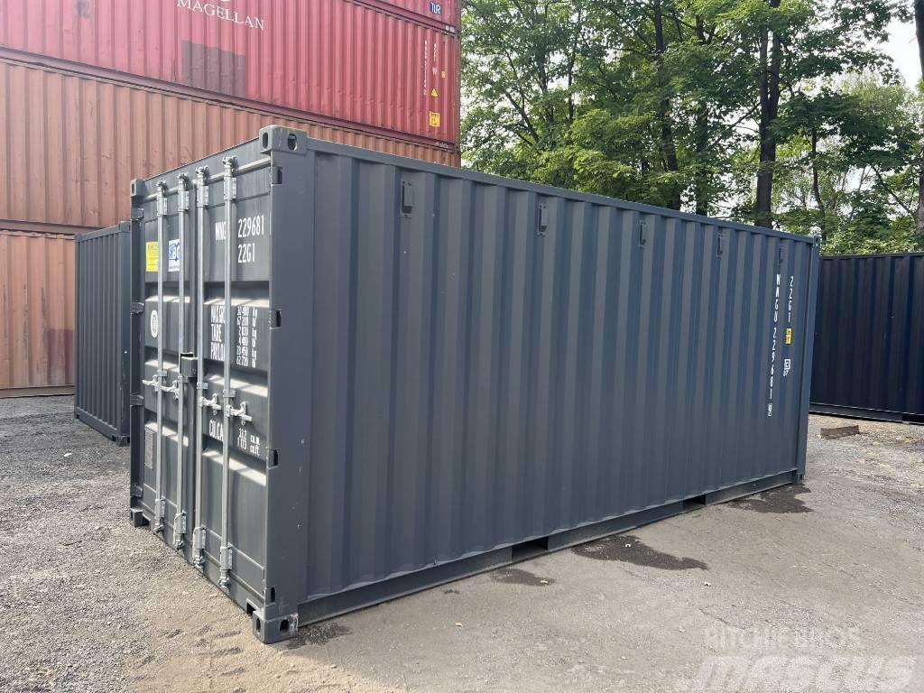  20' DV Lagercontainer ONE WAY Seecontainer/RAL7016 Kontejnerji za skladiščenje