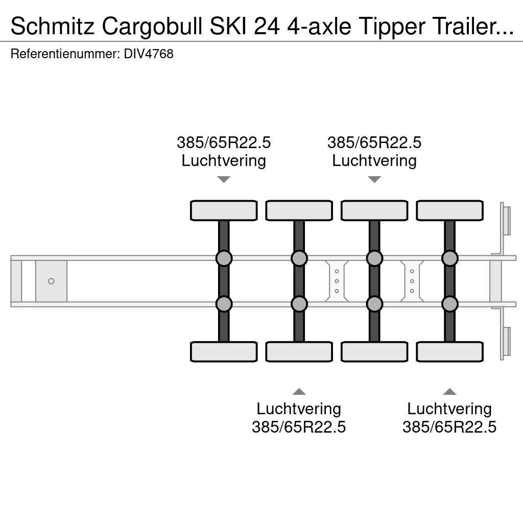 Schmitz Cargobull SKI 24 4-axle Tipper Trailer (4 units) Polprikolice prekucniki - kiper
