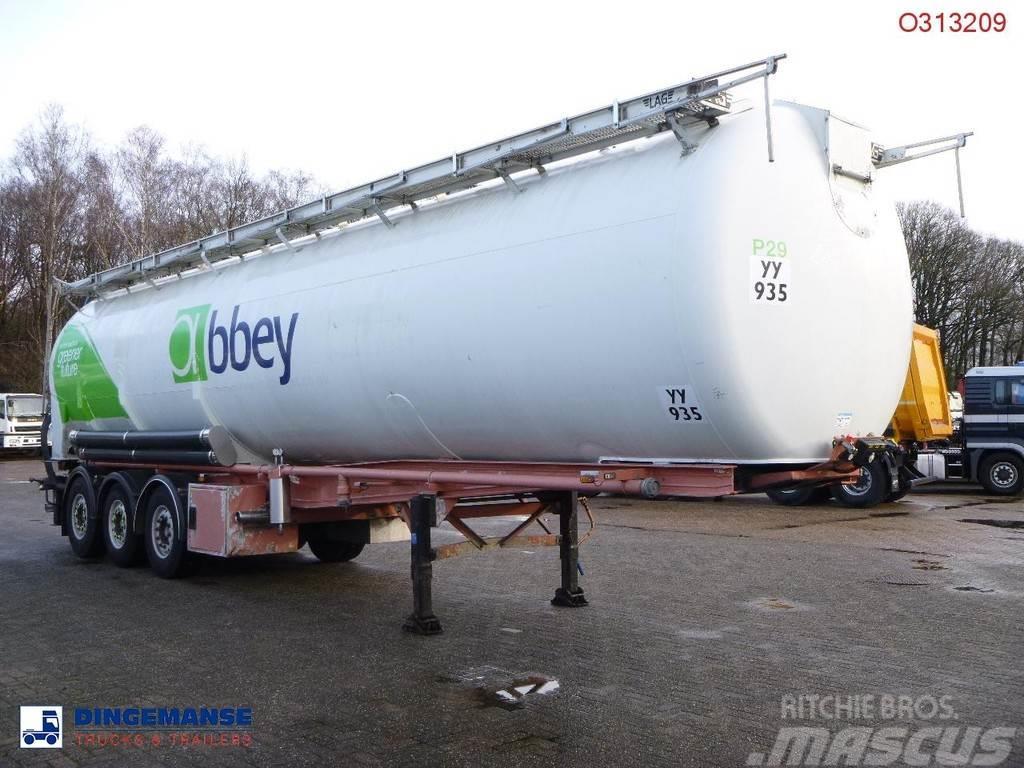 LAG Powder tank alu 60.5 m3 (tipping) Polprikolice cisterne