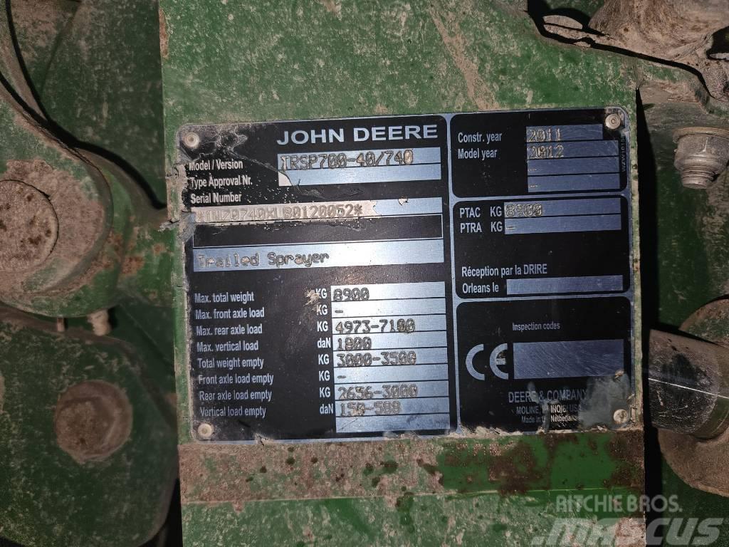 John Deere 740 Vlečne škropilnice