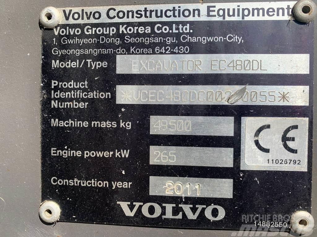 Volvo EC480DL Excavator pe Senile Posebni bagri