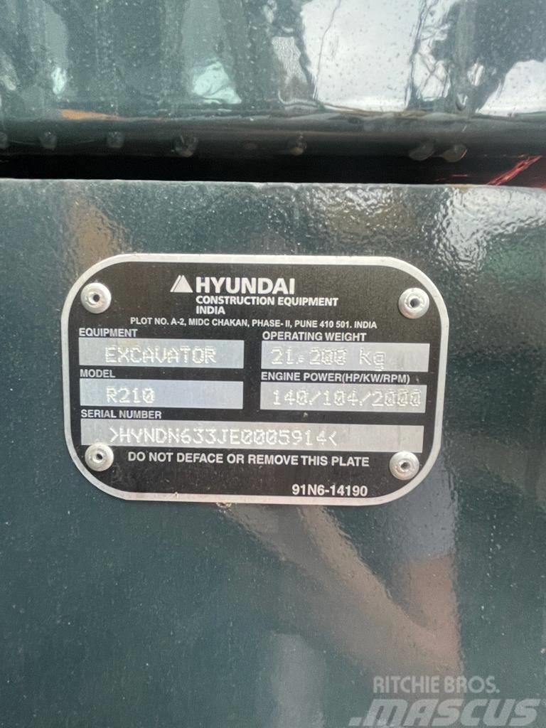 Hyundai R210 Bagri goseničarji