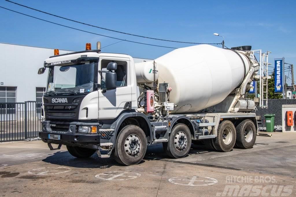 Scania P410+E6+STETTER 9M³ Avtomešalci za beton