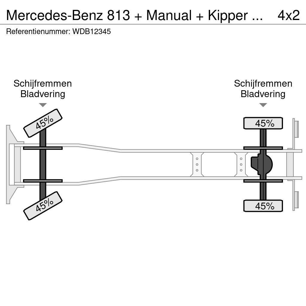 Mercedes-Benz 813 + Manual + Kipper + 4x4 Kiper tovornjaki