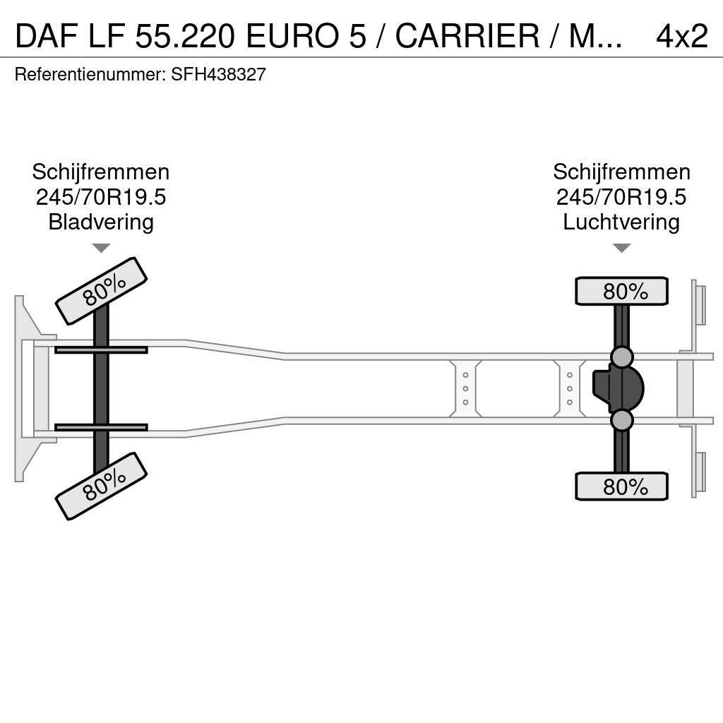 DAF LF 55.220 EURO 5 / CARRIER / MULTITEMPERATUUR / DH Tovornjaki hladilniki