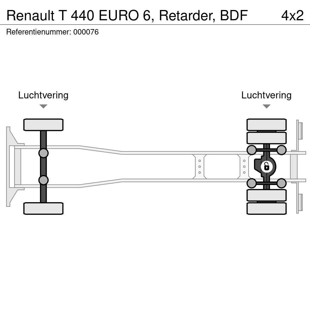 Renault T 440 EURO 6, Retarder, BDF Razstavljivi tovornjaki z žičnimi dvigali
