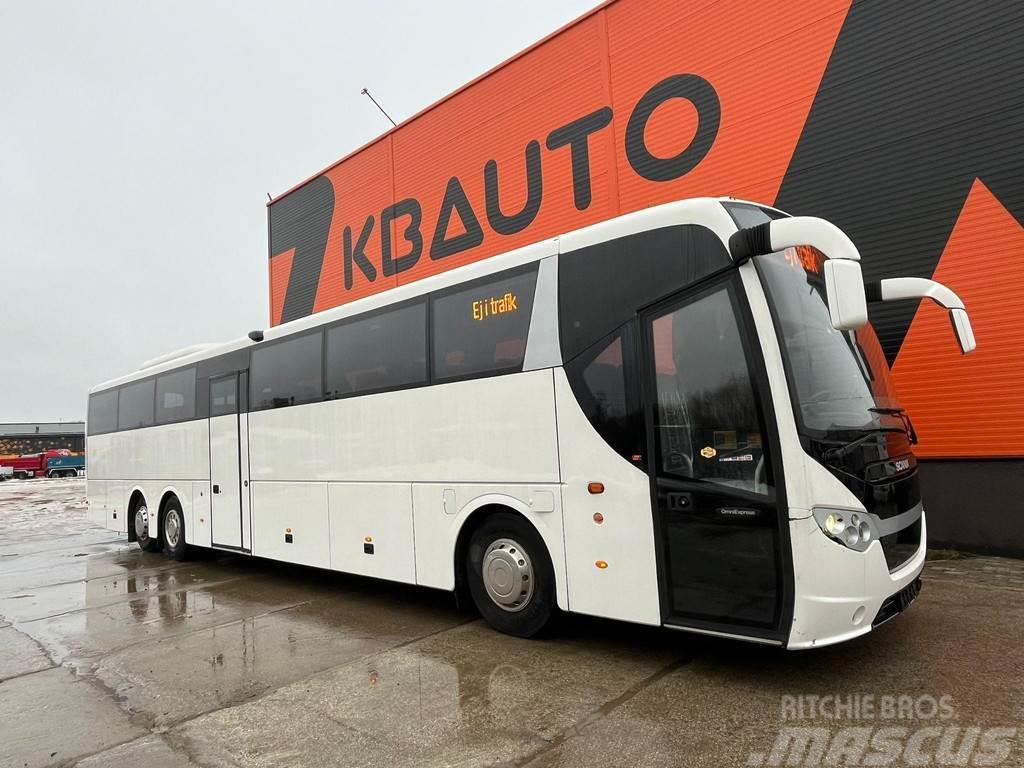 Scania K 340 6x2*4 55 SEATS / AC / AUXILIARY HEATER / WC Potovalni avtobusi
