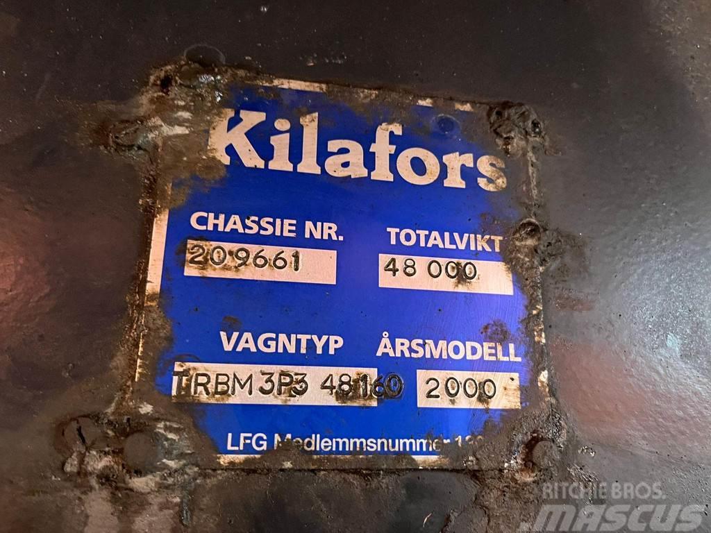 Kilafors TRB M3P3-48-160 LIFT & STEERING AXLE Plato/keson polprikolice