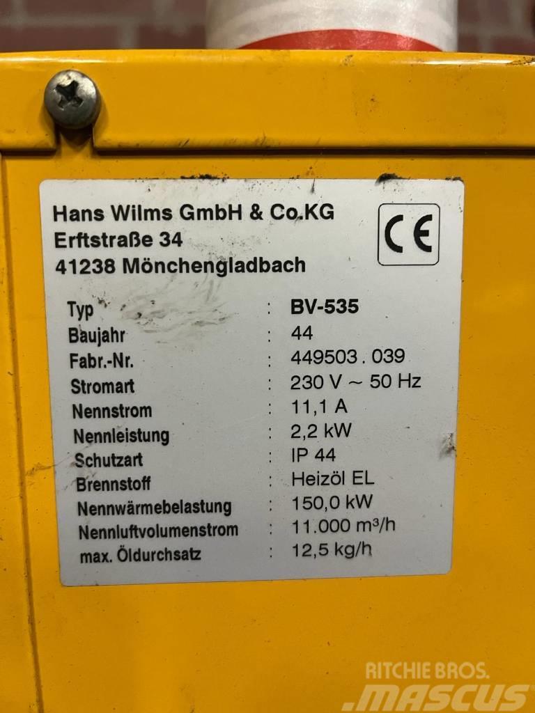 Wilms BV 535 Ogrevalna in odtajevalna oprema