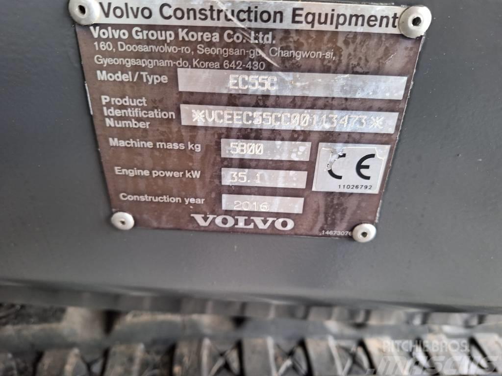 Volvo EC 55 C Mini bagri <7t