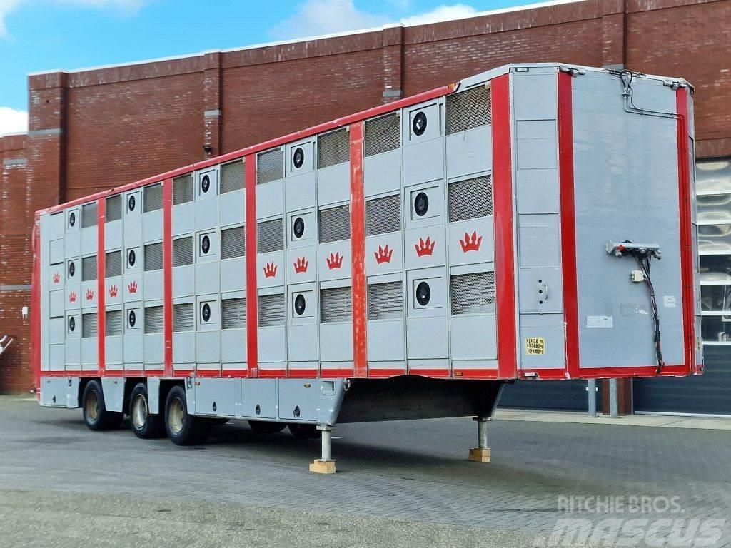  CUPPERS 3 deck livestock trailer - Water & Ventila Polprikolice za prevoz živine
