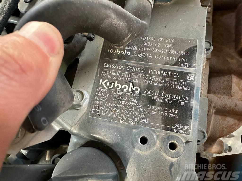 Kubota D1803-CR-EF04 ENGINE Motorji