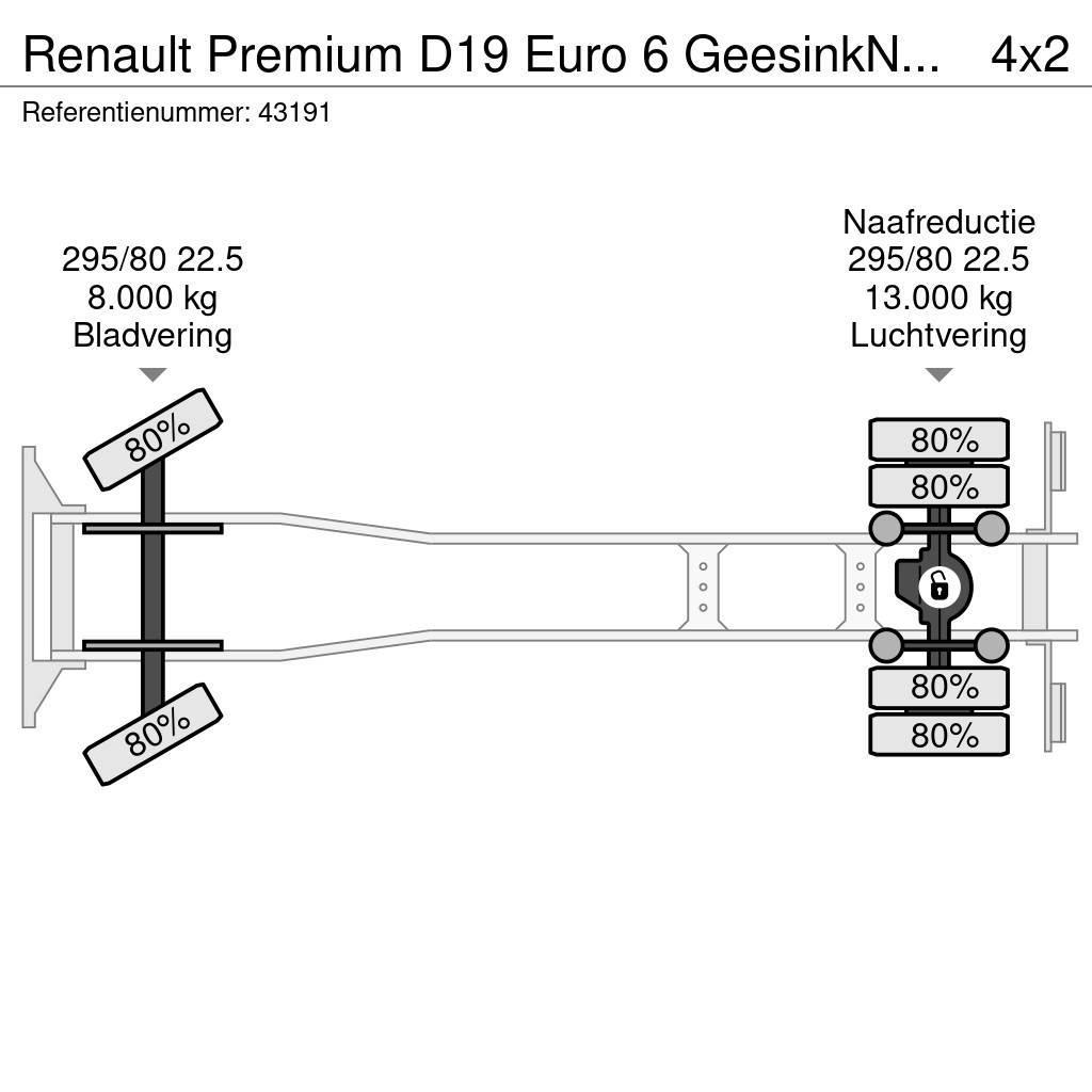 Renault Premium D19 Euro 6 GeesinkNorba MF 300, 16m³ Komunalni tovornjaki