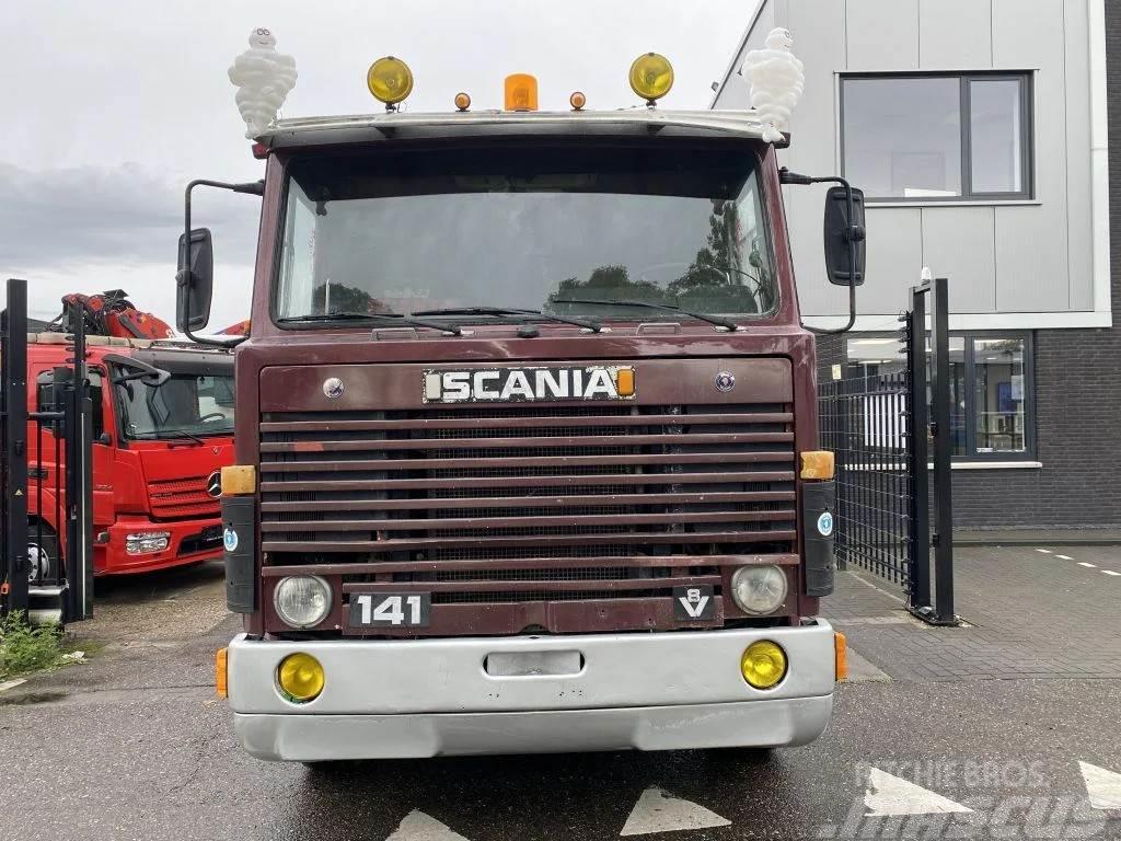 Scania LB141 V8 141 V8 - 6X2 - BOX 7,35 METER Tovornjaki s kesonom/platojem