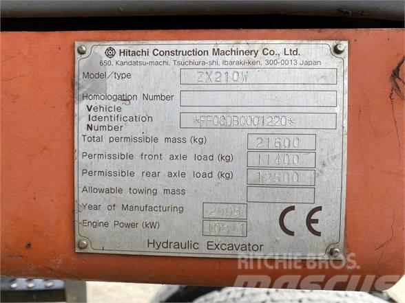 Hitachi ZX 210 W Bagri na kolesih