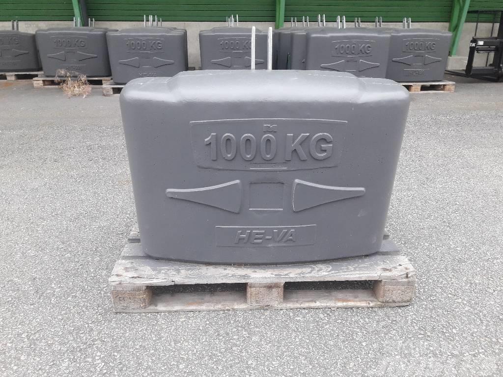 He-Va Etupaino 1000kg Sprednje uteži