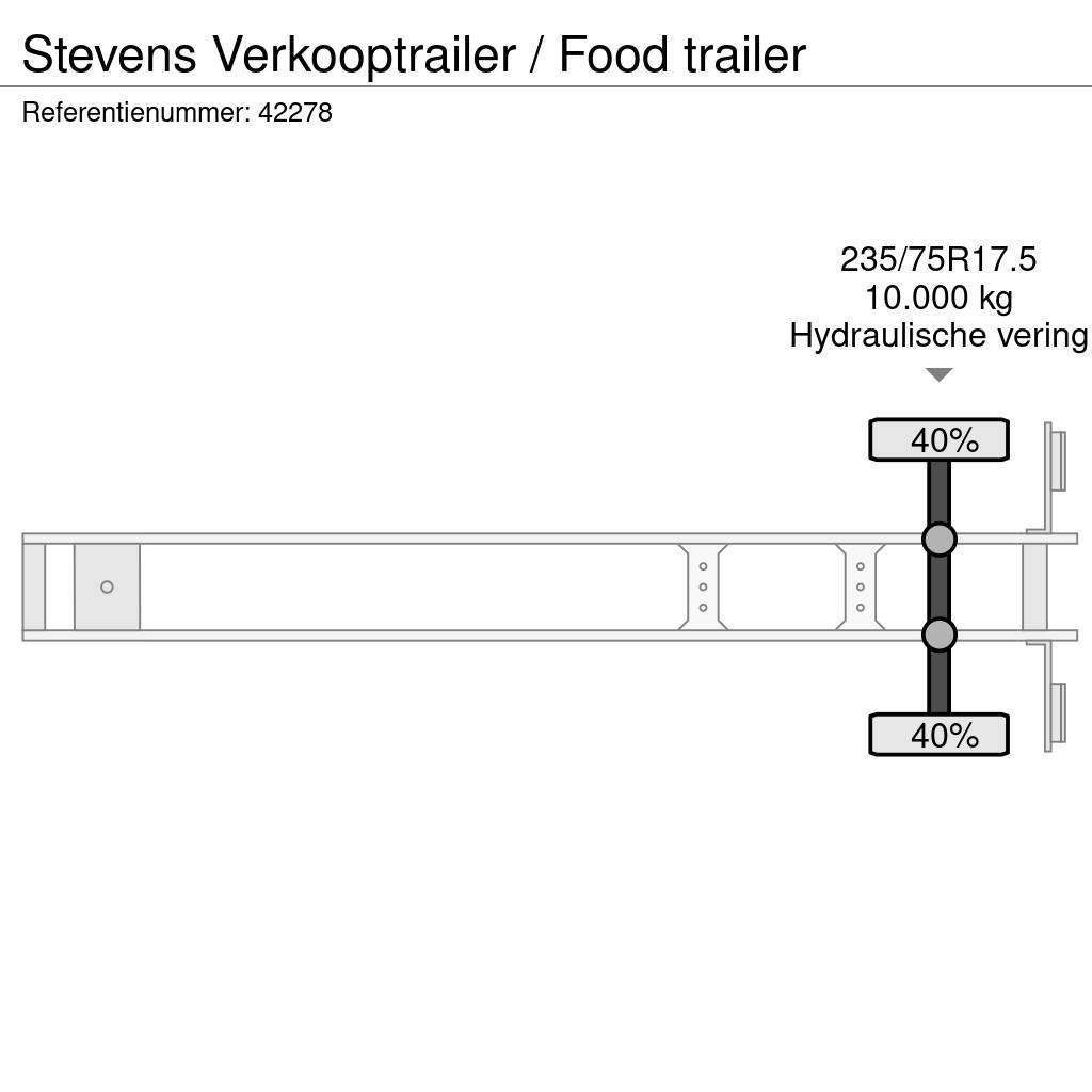 Stevens Verkooptrailer / Food trailer Hladilne polprikolice