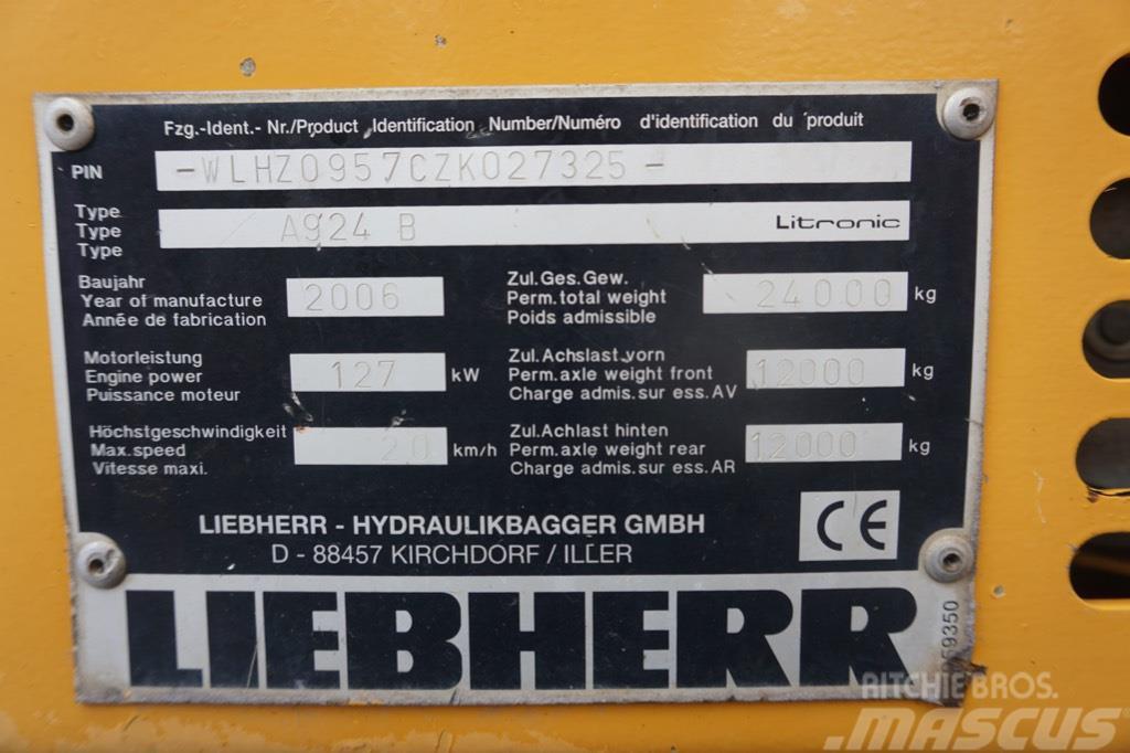 Liebherr A 924 B Litronic Bagri za prekladanje primarnih/sekundarnih surovin