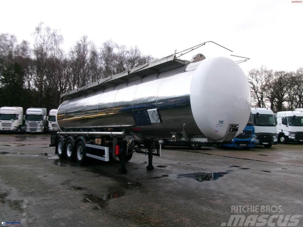 Indox Chemical tank inox L4BH 33.5 m3 / 1 comp Polprikolice cisterne