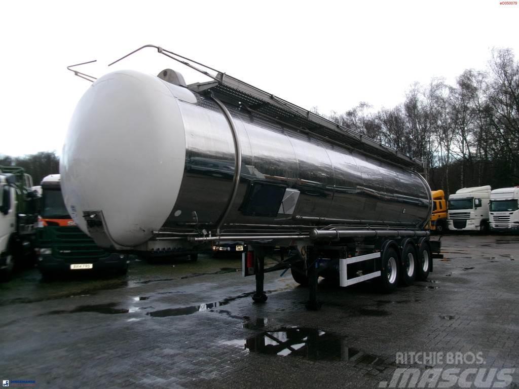 Indox Chemical tank inox L4BH 33.5 m3 / 1 comp Polprikolice cisterne