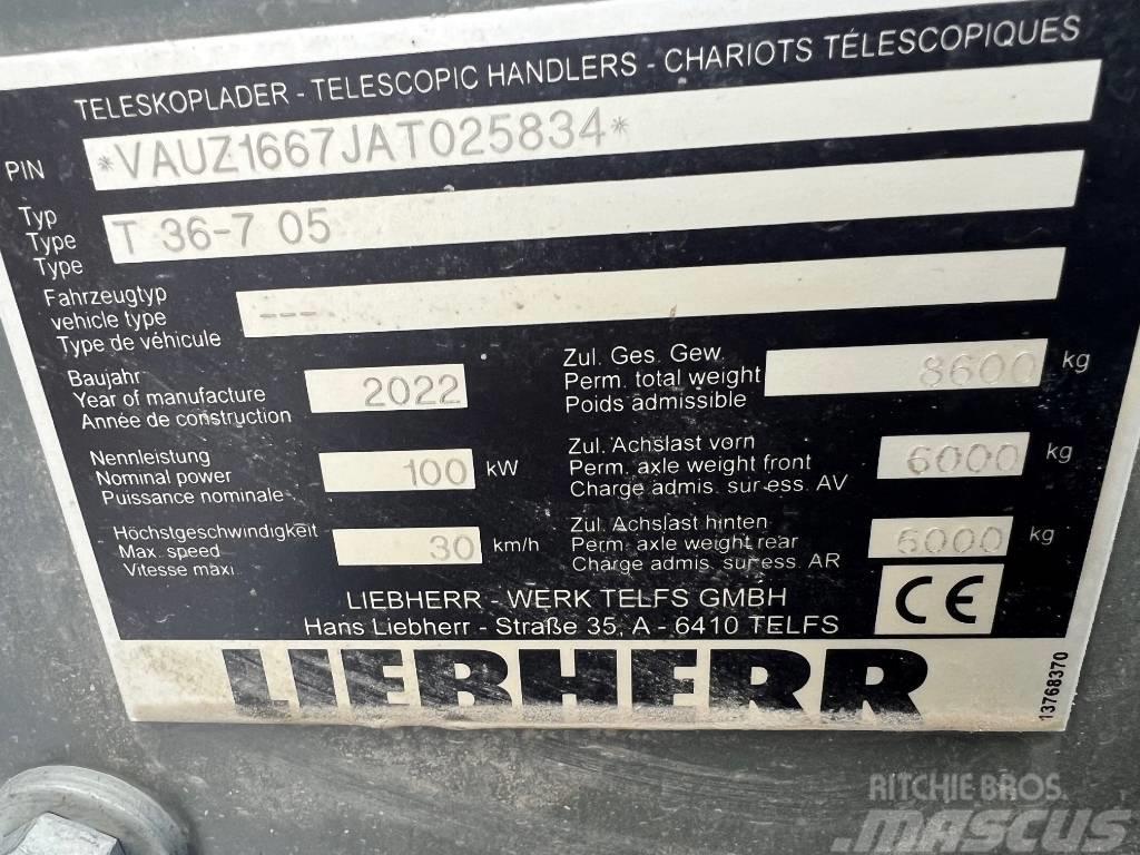 Liebherr T36-7 Teleskopski viličarji
