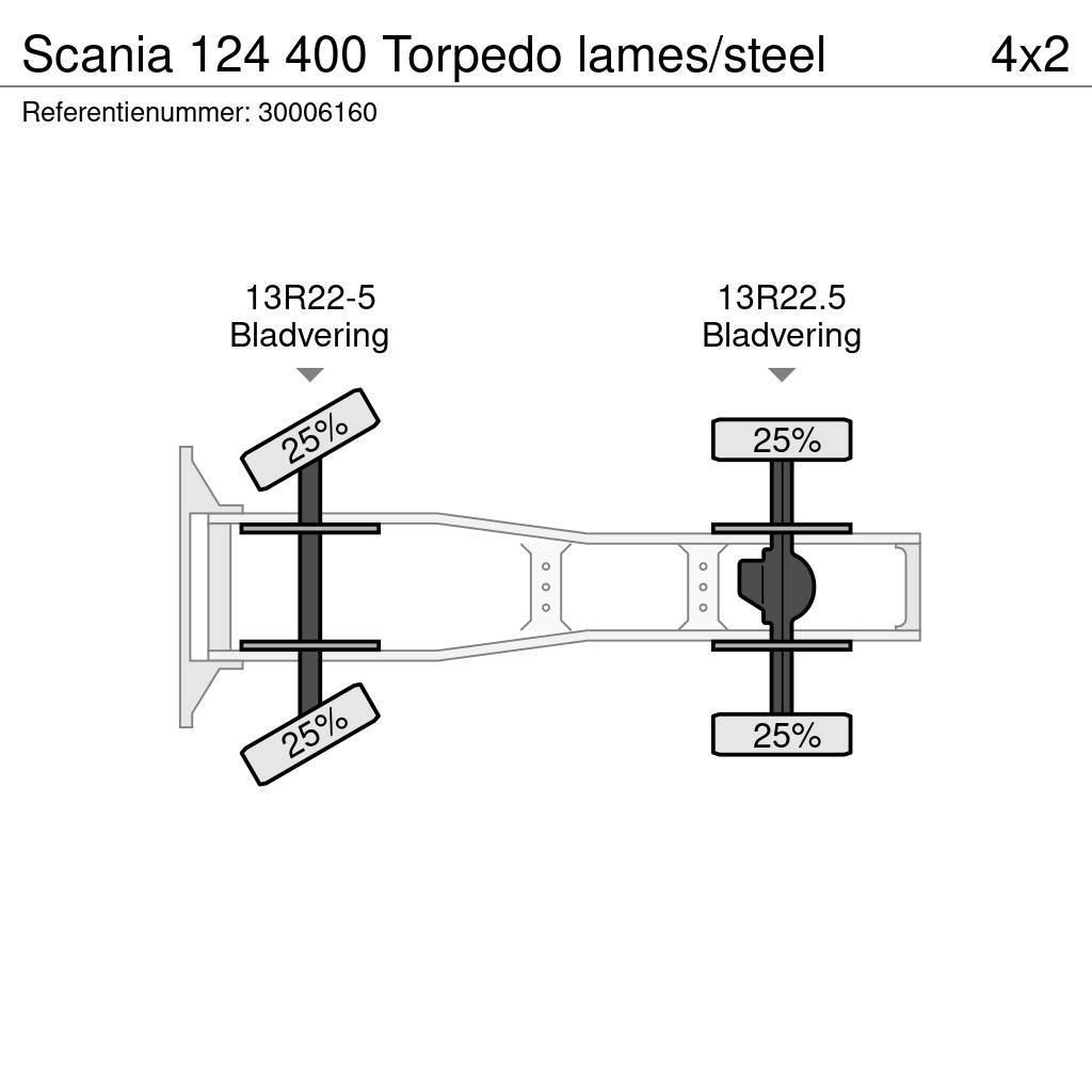 Scania 124 400 Torpedo lames/steel Vlačilci
