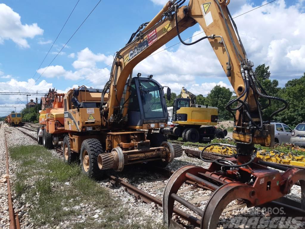 CASE 788 SR Rail Road Excavator Vzdrževanje železnic