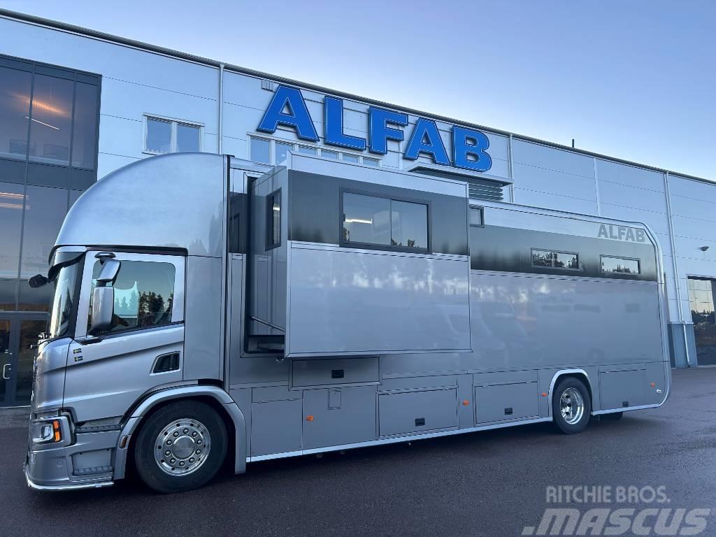 Scania P280 ALFAB Professional hästlastbil Tovornjaki za prevoz živine
