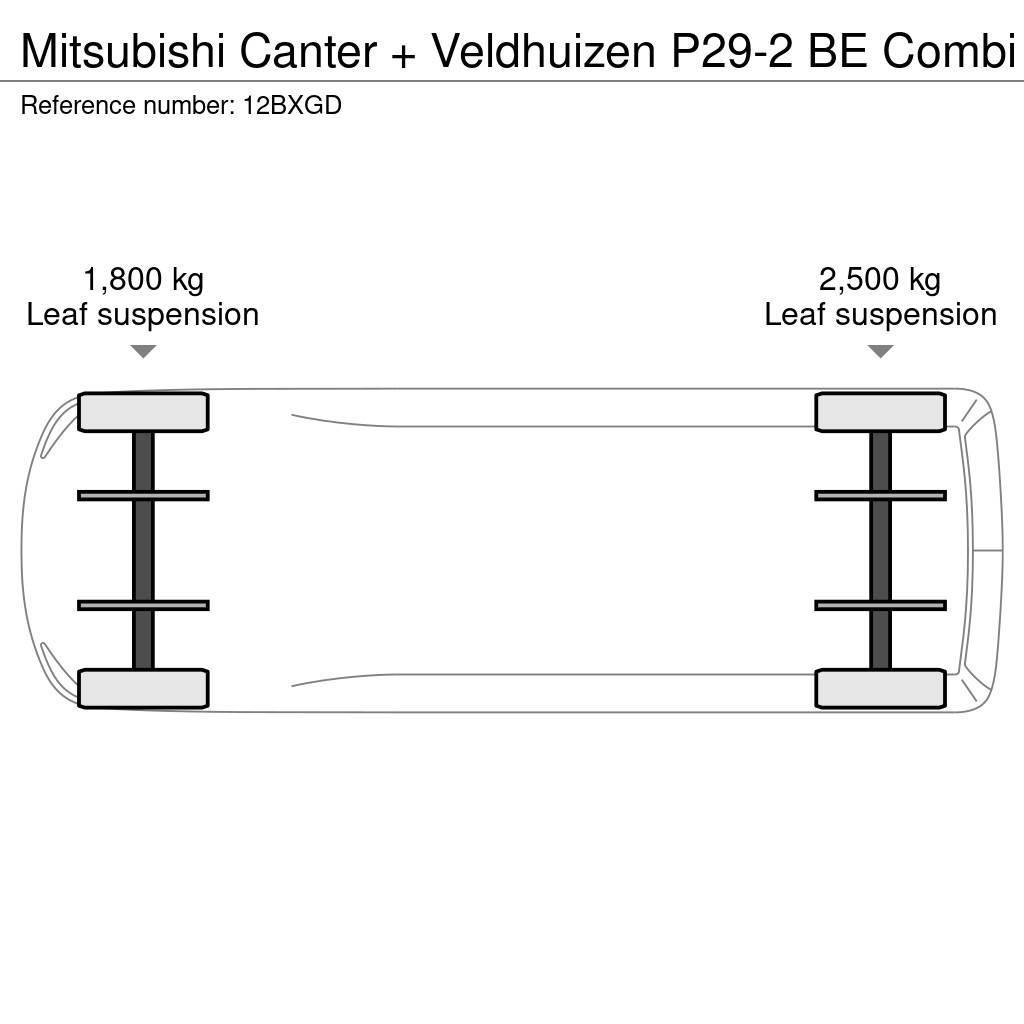 Mitsubishi Canter + Veldhuizen P29-2 BE Combi Drugi