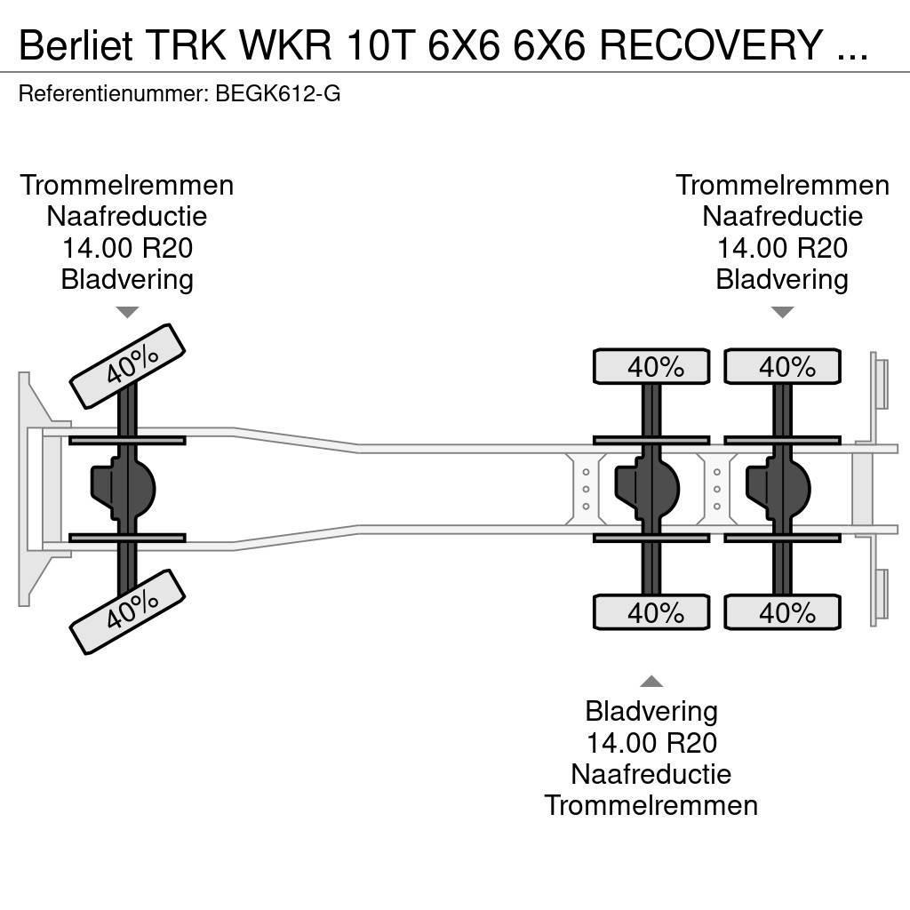 Berliet TRK WKR 10T 6X6 6X6 RECOVERY TRUCK 8589 KM Vlečna vozila za tovornjake