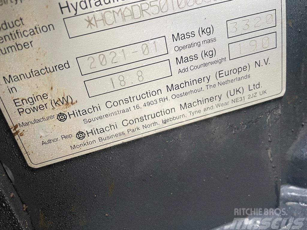 Hitachi ZX 33 U Mini bagri <7t