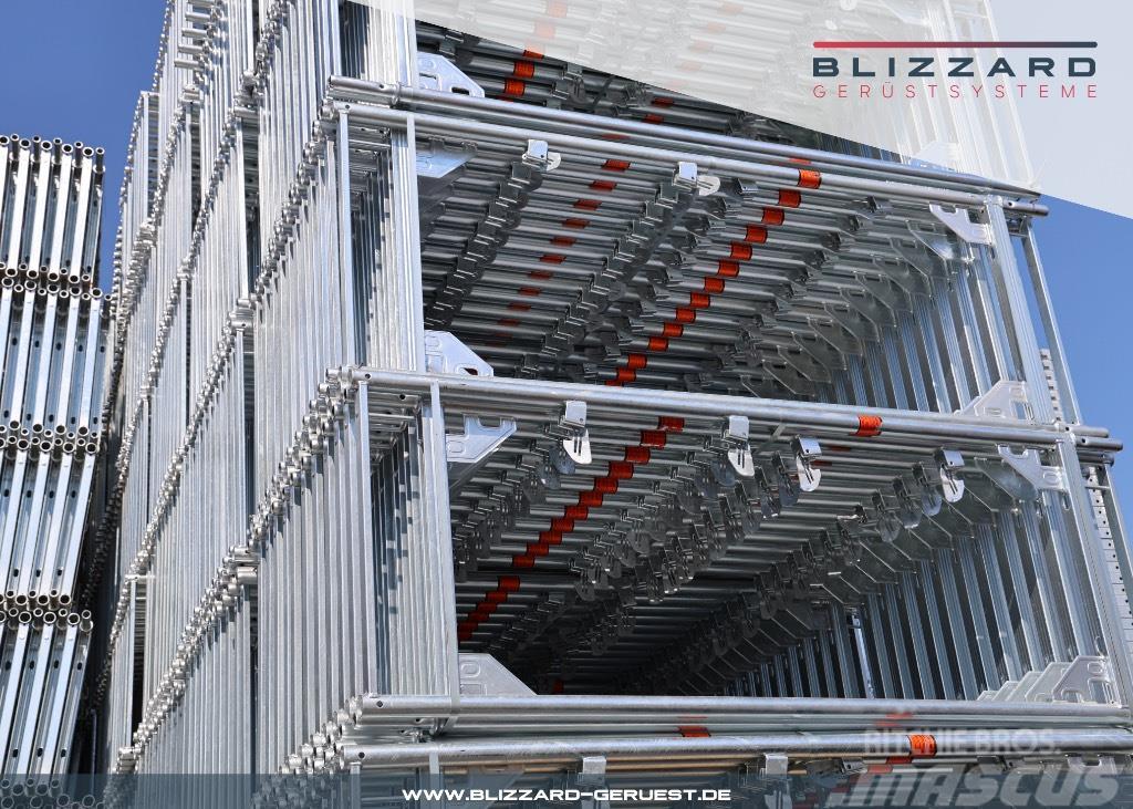  162,71 m² Neues Blizzard Stahlgerüst Blizzard S70 Gradbeni odri