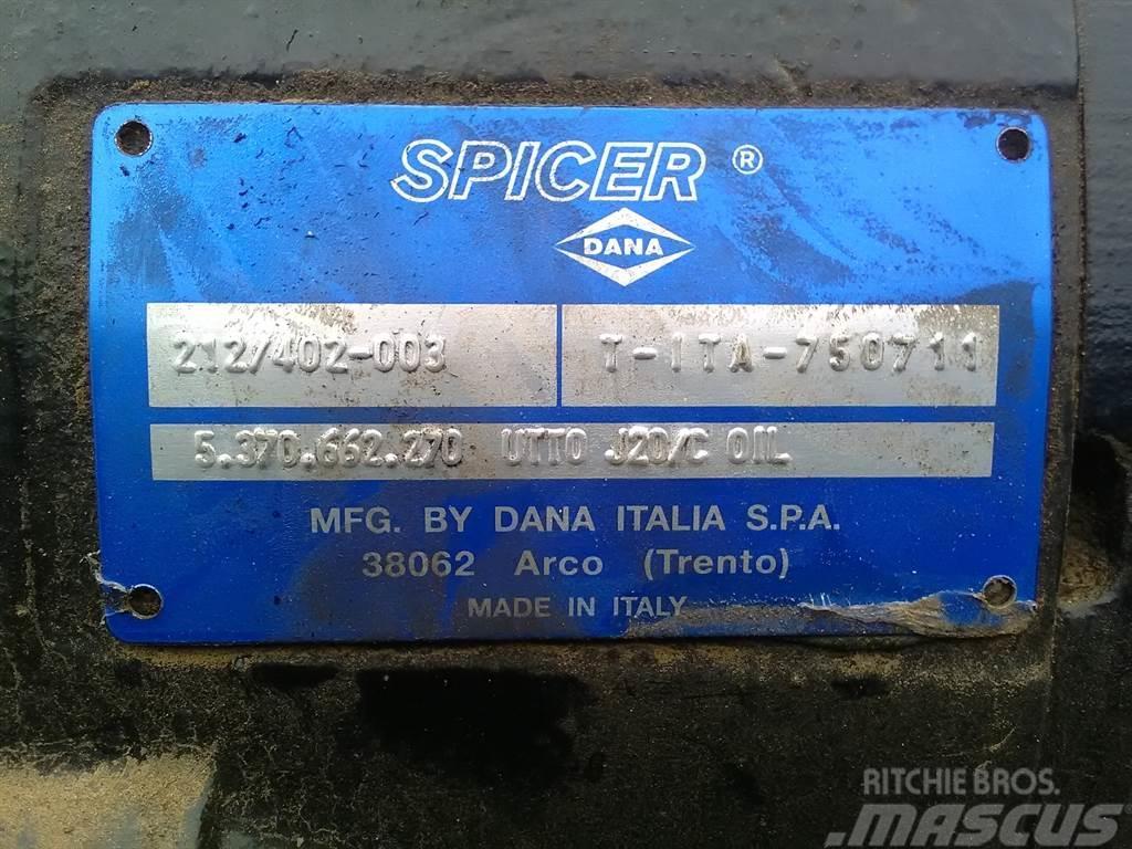 Spicer Dana 212/402-003 - Axle/Achse/As Osi