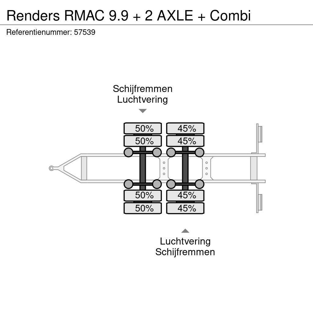 Renders RMAC 9.9 + 2 AXLE + Combi Prikolice zabojniki
