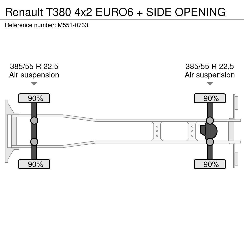 Renault T380 4x2 EURO6 + SIDE OPENING Tovornjaki zabojniki