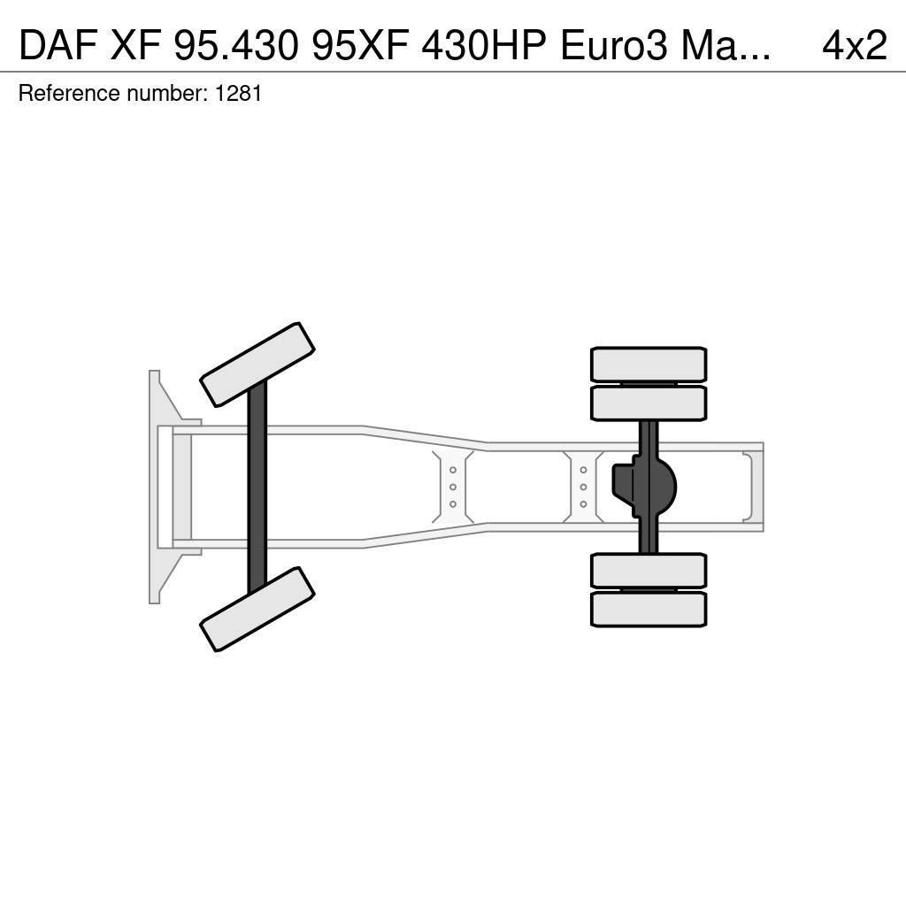 DAF XF 95.430 95XF 430HP Euro3 Manuel Gearbox Hydrauli Vlačilci