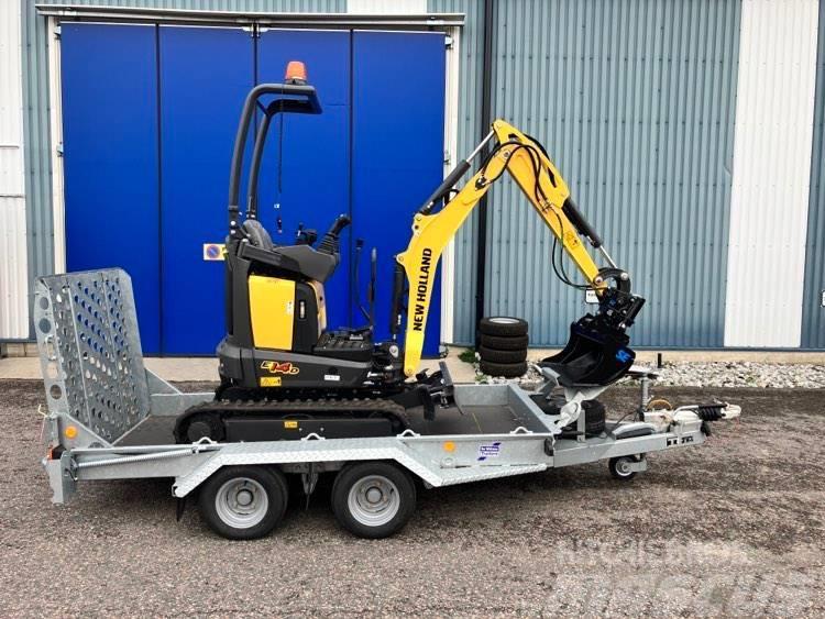 New Holland Kanondeal E14D + Ifor Williams GH94 Mini bagri <7t