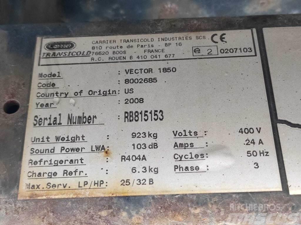 Carrier VECTOR 1850 REFRIGERATION UNIT / KÜLMASEADE Druge komponente