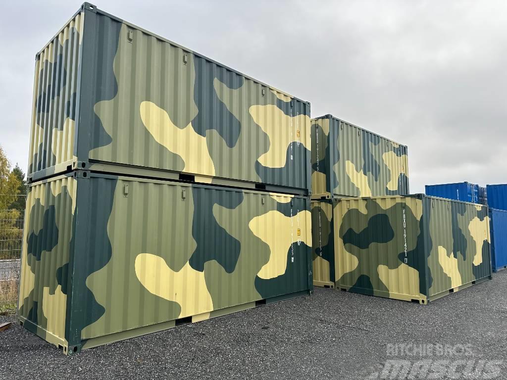  Sjöfartscontainer nya 20fots Camouflage Container Ladijski kontejnerji