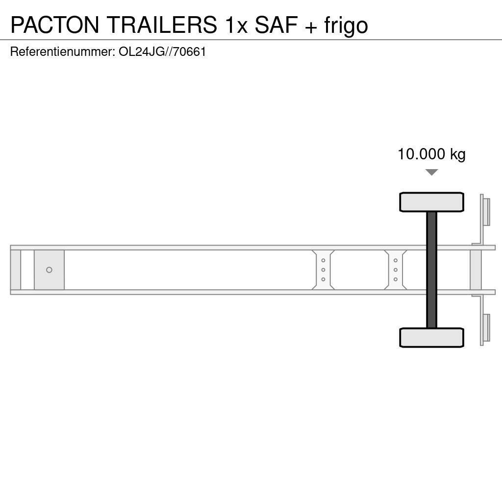 Pacton TRAILERS 1x SAF + frigo Hladilne polprikolice