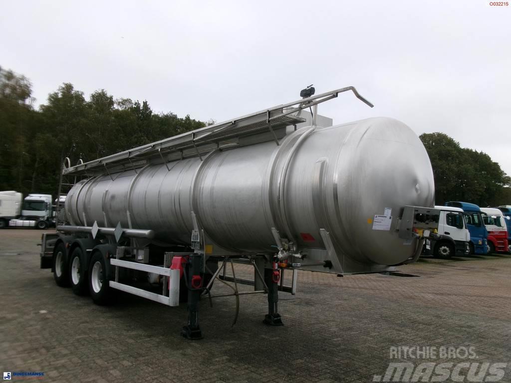  Parcisa Chemical tank inox L4BH 21.2 m3 / 1 comp / Polprikolice cisterne