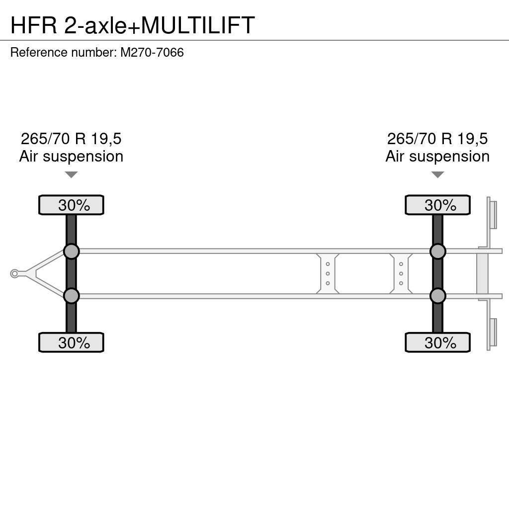 HFR 2-axle+MULTILIFT Druge prikolice