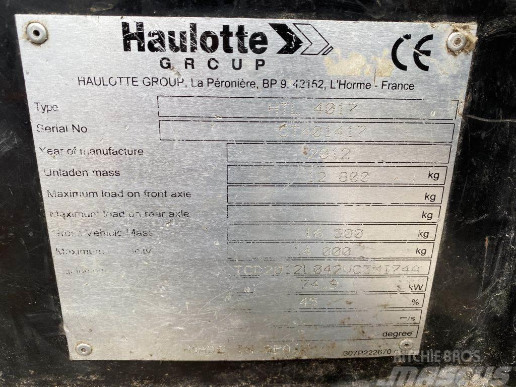 Haulotte HTL 4017 - 4X4X4 - 5.617 HOURS - 17 METER - 4.000 Teleskopski viličarji