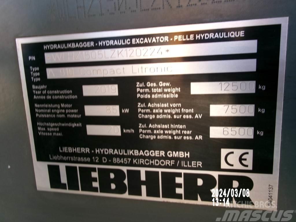 Liebherr A 910 Compact Litronic Bagri na kolesih