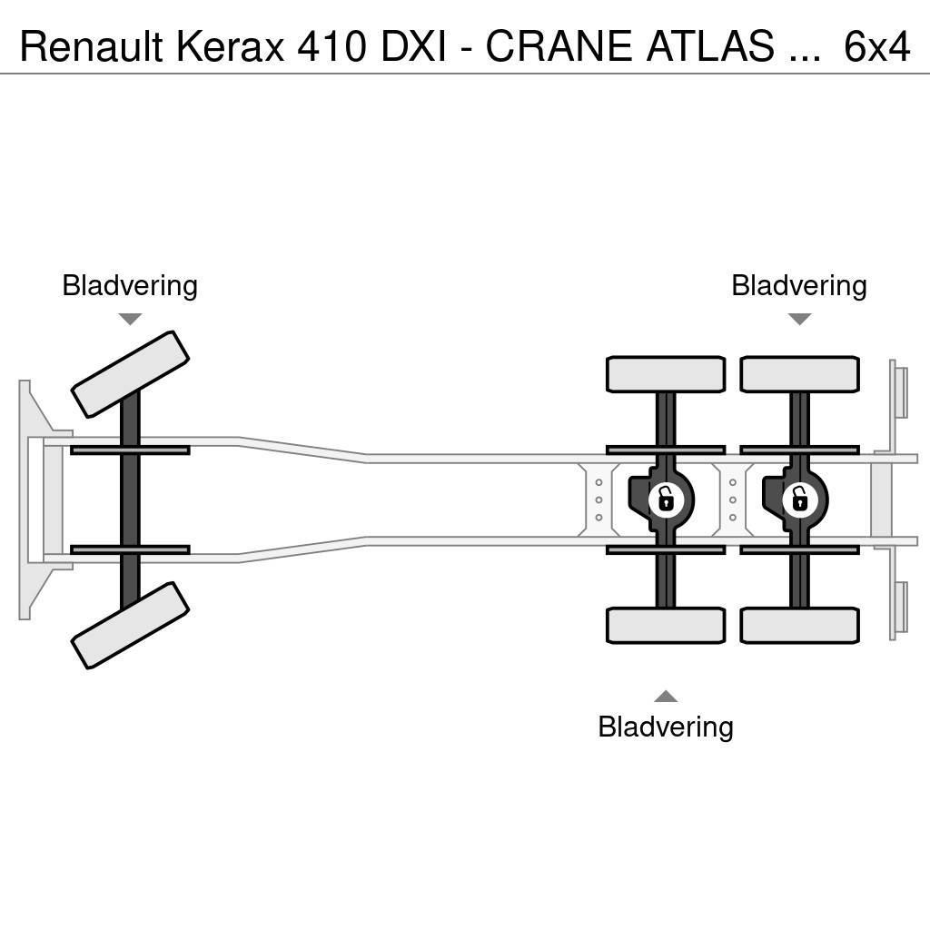Renault Kerax 410 DXI - CRANE ATLAS 16T/M - 2 WAY TIPPER 6 Kiper tovornjaki