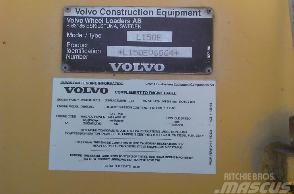 Volvo Wheel Loader L150E Kolesni nakladalci