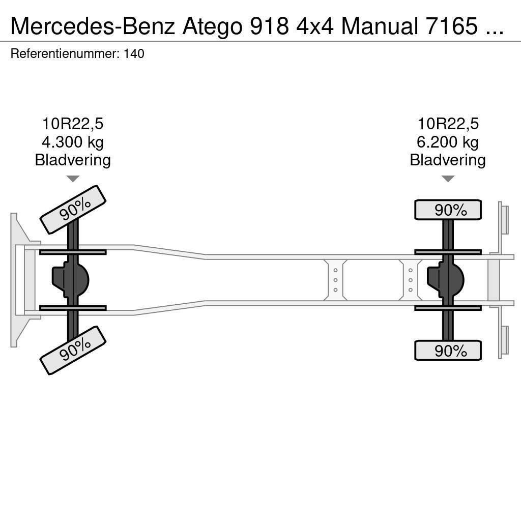Mercedes-Benz Atego 918 4x4 Manual 7165 KM Generator Firetruck C Gasilska vozila