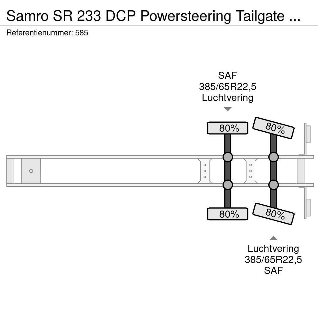 Samro SR 233 DCP Powersteering Tailgate NL Trailer! Polprikolice zabojniki
